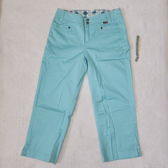 Vintage Light Blue/Teal Capri Pants - Picture 2 of 8